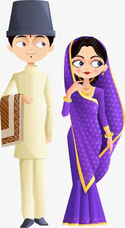 印度新郎婚庆婚礼服饰高清图片