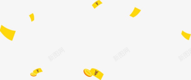 黄色创意合成金币红包png免抠素材_新图网 https://ixintu.com 创意 合成 红包 金币 黄色