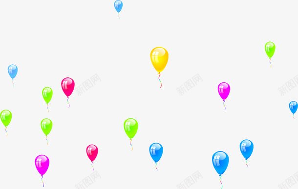 活动节日海报气球效果png免抠素材_新图网 https://ixintu.com 效果 气球 活动 海报 节日