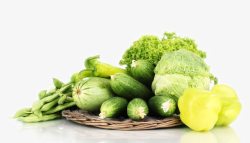 绿色菜花绿色蔬菜高清图片
