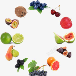 水果环成的圈水果环成的圈图案高清图片