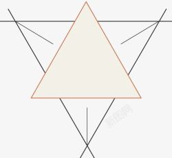 文案背景形状三角形边框高清图片