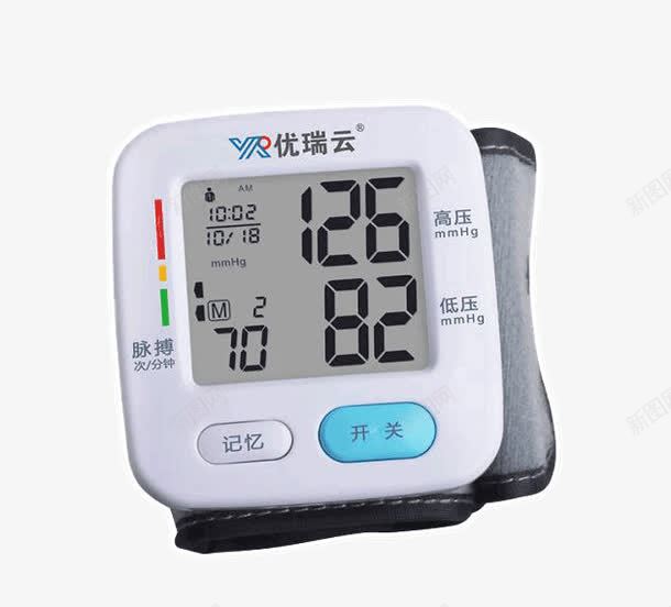血压仪器png免抠素材_新图网 https://ixintu.com 产品实物 医疗设备 数字 白色 血压计
