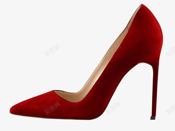 红色高跟鞋图png免抠素材_新图网 https://ixintu.com 免抠图 时尚 简约 高跟鞋