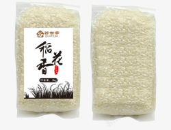 大米袋子设计谷世家稻花香米高清图片