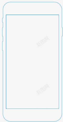 线性手机模型png免抠素材_新图网 https://ixintu.com 手机 模型 线性 线性手机 蓝色