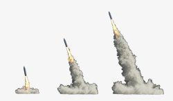 灰色导弹导弹发射高清图片
