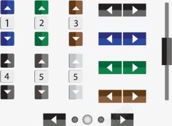 电梯按钮素材电梯按钮矢量图高清图片