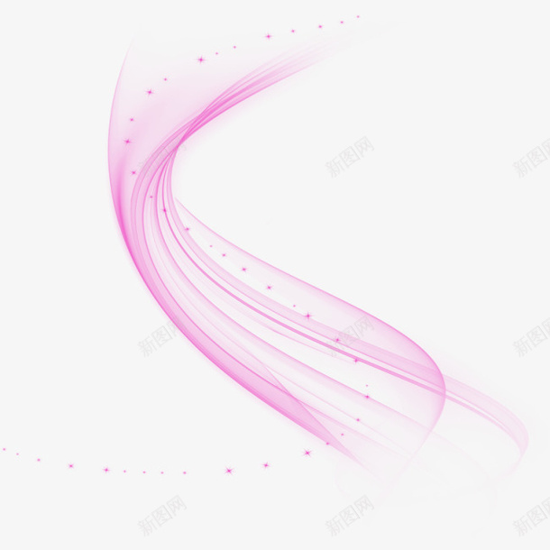紫色曲线光芒效果元素png免抠素材_新图网 https://ixintu.com 光芒 免抠PNG 效果元素 曲线 紫色