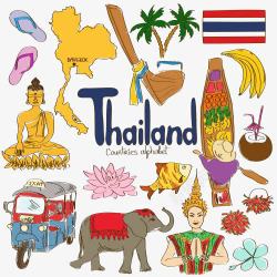 三轮子泰国文化高清图片
