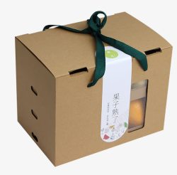 燕麦手提包装水果土特产定制手提包装纸盒高清图片