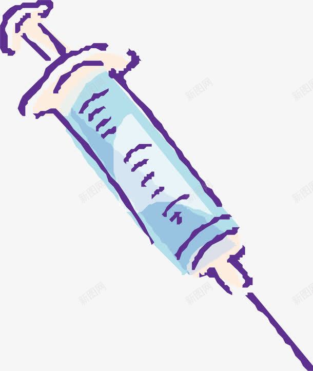 手绘注射器png免抠素材_新图网 https://ixintu.com 卡通 手绘 注射器 生物医药 生物医药展板 生物医药广告 生物医药整容