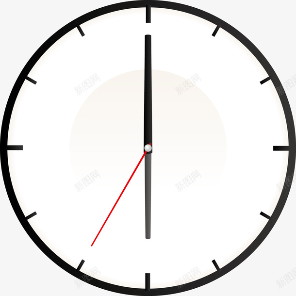 6点钟的时钟图标png_新图网 https://ixintu.com 分秒必争 分针 图标 圆形定时器图标矢量图 定时器 怀表 时针 时间 时间盘 漫画时钟 秒表 计时 钟表