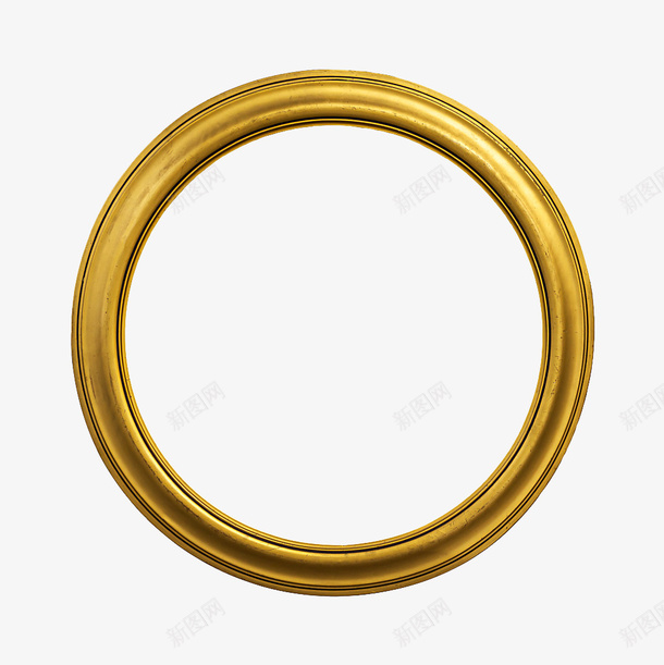 金色金属圆圈png免抠素材_新图网 https://ixintu.com 反光的 圆形的 小圈圈 抛光 金属圆圈 金色圆圈 镀金的
