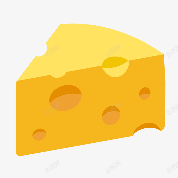 黄色三角形奶酪元素矢量图ai免抠素材_新图网 https://ixintu.com 三角形 吃的 圆点 奶油块 奶酪 矢量图 简笔画奶酪 美食 食物 黄色