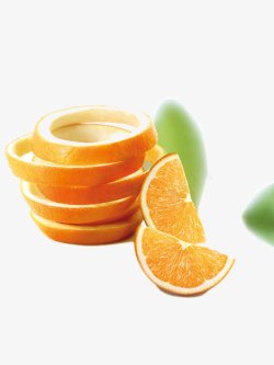 新奇士橙汁橙子果肉高清图片