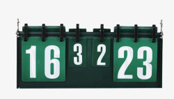 计数牌绿色比赛记分牌高清图片