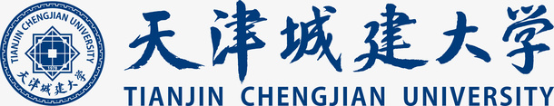 天津城建大学logo矢量图图标图标