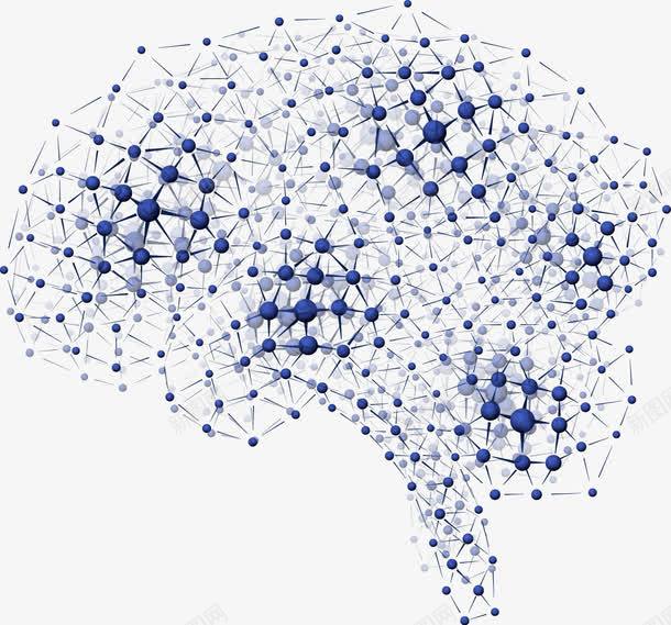 分子组成的大脑矢量图eps免抠素材_新图网 https://ixintu.com 分子 化学结构 大脑 模型 矢量图