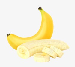 曲线形香蕉有益身心素材