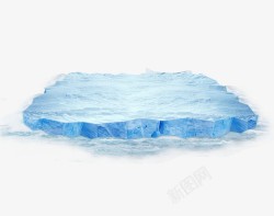 PNG图形冰块冰面效果高清图片