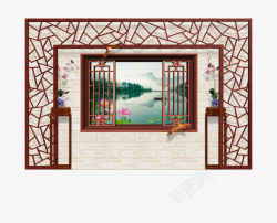 古典浪漫古典时尚中国门框高清图片