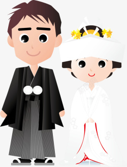 日本婚礼新郎新娘素材