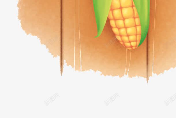 看着玉米的老鼠母子png免抠素材_新图网 https://ixintu.com 创意插画 卡通贺卡封面 手绘插画