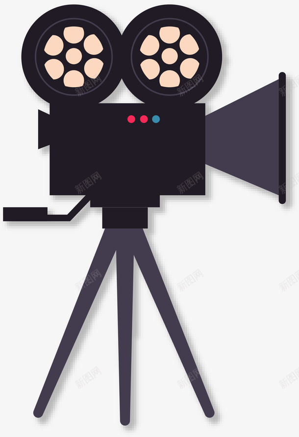 电影节电影摄像机位png免抠素材_新图网 https://ixintu.com 拍摄机器 拍摄电影 电影摄像机位 电影节 黑色摄像机 黑色摄影机