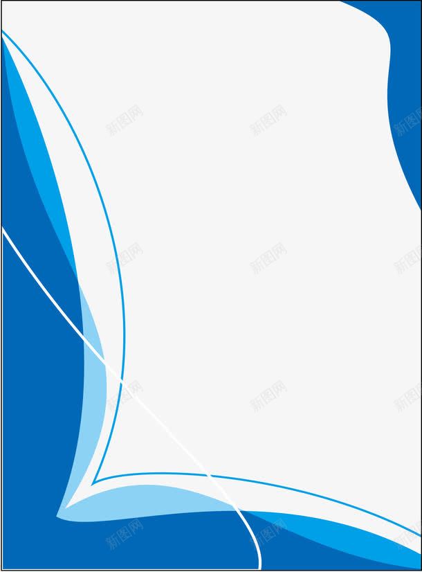 展板模板png免抠素材_新图网 https://ixintu.com 卡证模版 名片模版 宣传展板 展板 展板模板 矢量展板 矢量展板模版 蓝色展板背景