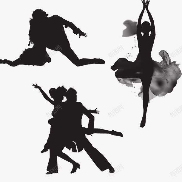 黑色炫舞舞蹈名片png免抠素材_新图网 https://ixintu.com 曲线 简约 美感 舞裙 舞蹈名片 芭蕾舞 跳舞 黑色炫舞