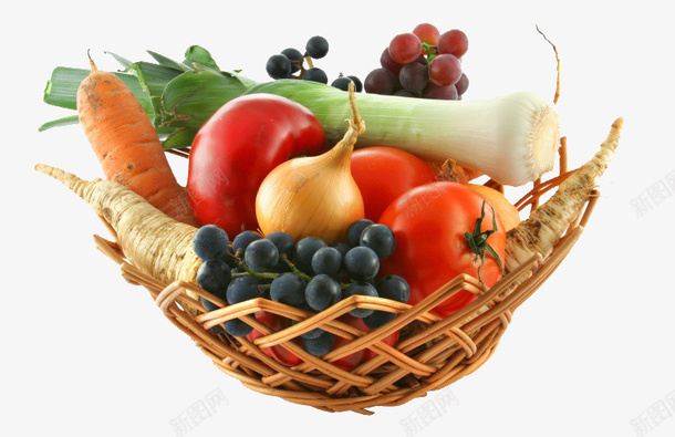 一篮子水果和蔬菜png免抠素材_新图网 https://ixintu.com png素材 产品实物 时令蔬菜 果蔬 绿色食品 蔬菜