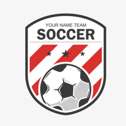 运动旗足球徽章logo标志图标高清图片