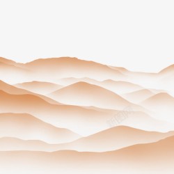 黄色丘陵沙漠高清图片