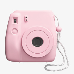 女生粉色相机素材