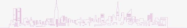 红色城市建筑图png免抠素材_新图网 https://ixintu.com 城市 城市建筑图 城市线框 建筑 手绘城市图 曲线 线条 线绘 边框 都市