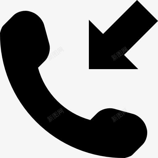 来电的符号图标png_新图网 https://ixintu.com 手机 接口 来电 电话 符号 箭头 耳 象征
