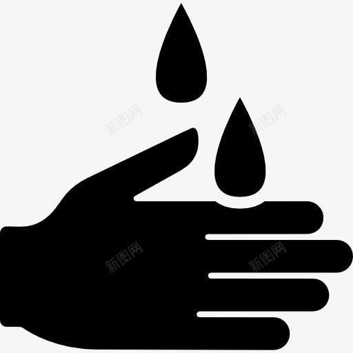 洗手图标png_新图网 https://ixintu.com 一方面 手部消毒 擦 水 洗 洗手宣传海报 清洗 滴水珠 矢量洗手图 符号