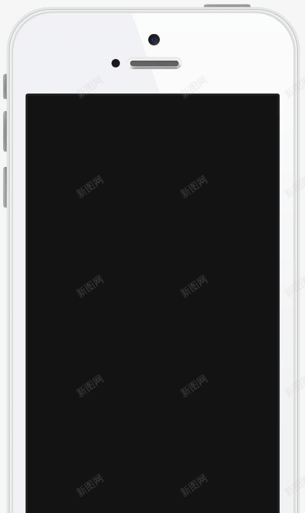 白色手机png免抠素材_新图网 https://ixintu.com 产品实物 手机 数字产品 数码家电 电子设备 电话