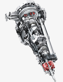 汽车制造业自动变速箱零件结构图素材