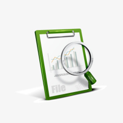 立体加密文件夹绿色文件夹图标高清图片