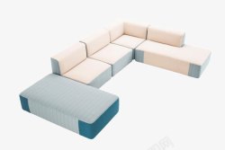 创意简约组合式沙发素材