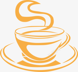 线条咖啡杯手绘的胶囊咖啡饮品矢量图图标高清图片