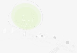 绿色大树底纹矢量图素材
