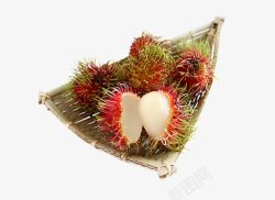 泰国红毛丹热带水果红毛果片高清图片