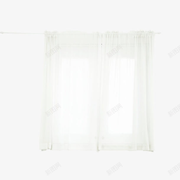 白色窗帘png免抠素材_新图网 https://ixintu.com 家居 布艺 窗帘 窗户