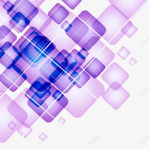 紫色方块底纹矢量图eps免抠素材_新图网 https://ixintu.com 底纹 方块 科幻风格 紫色 矢量图
