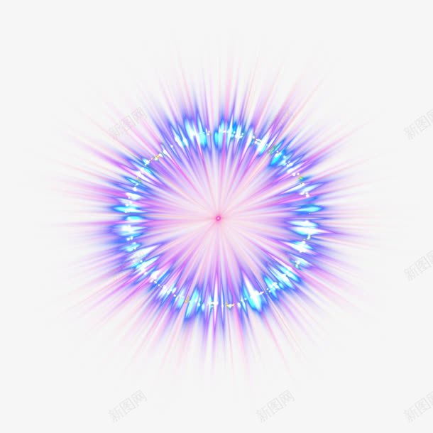 紫色发散光束光圈png免抠素材_新图网 https://ixintu.com 光圈 光束 发散 紫色