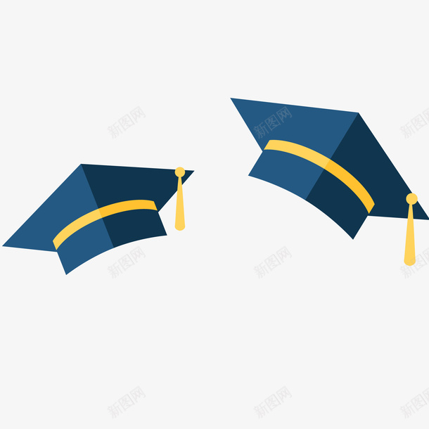 深蓝色学士帽模板矢量图ai免抠素材_新图网 https://ixintu.com 学习 学位 学士学位 学士帽 庆祝毕业 毕业 毕业季 深蓝色学士帽设计 深蓝色学士帽设计模板 矢量图