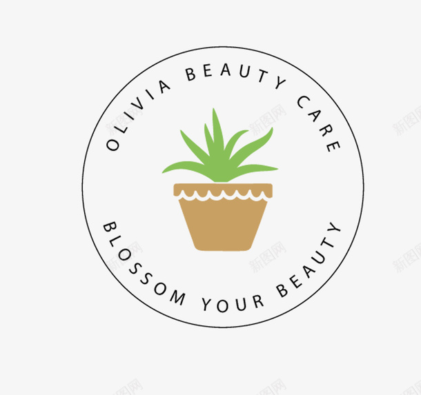 盆栽花卉小清新logo图标由新图网用户分享上传,推荐搜索典雅,唯美
